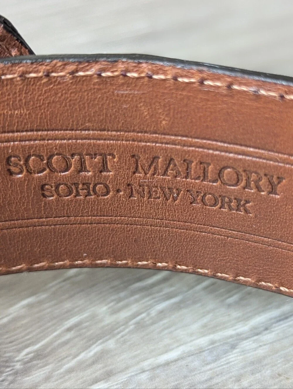 Genuine American Alligator belt hand made in the USA size 28